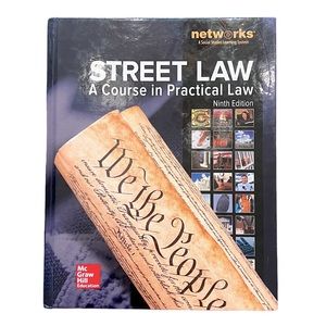 Street Law A Course in Practical Law (9th Edition) Textbook Like New Condition
